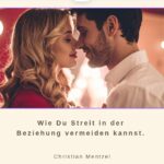 Ein verliebtes Paar, Mann und Frau, schauen sich verliebt an. Sie stehen ganz eng voreinander, um sich zu küssen.